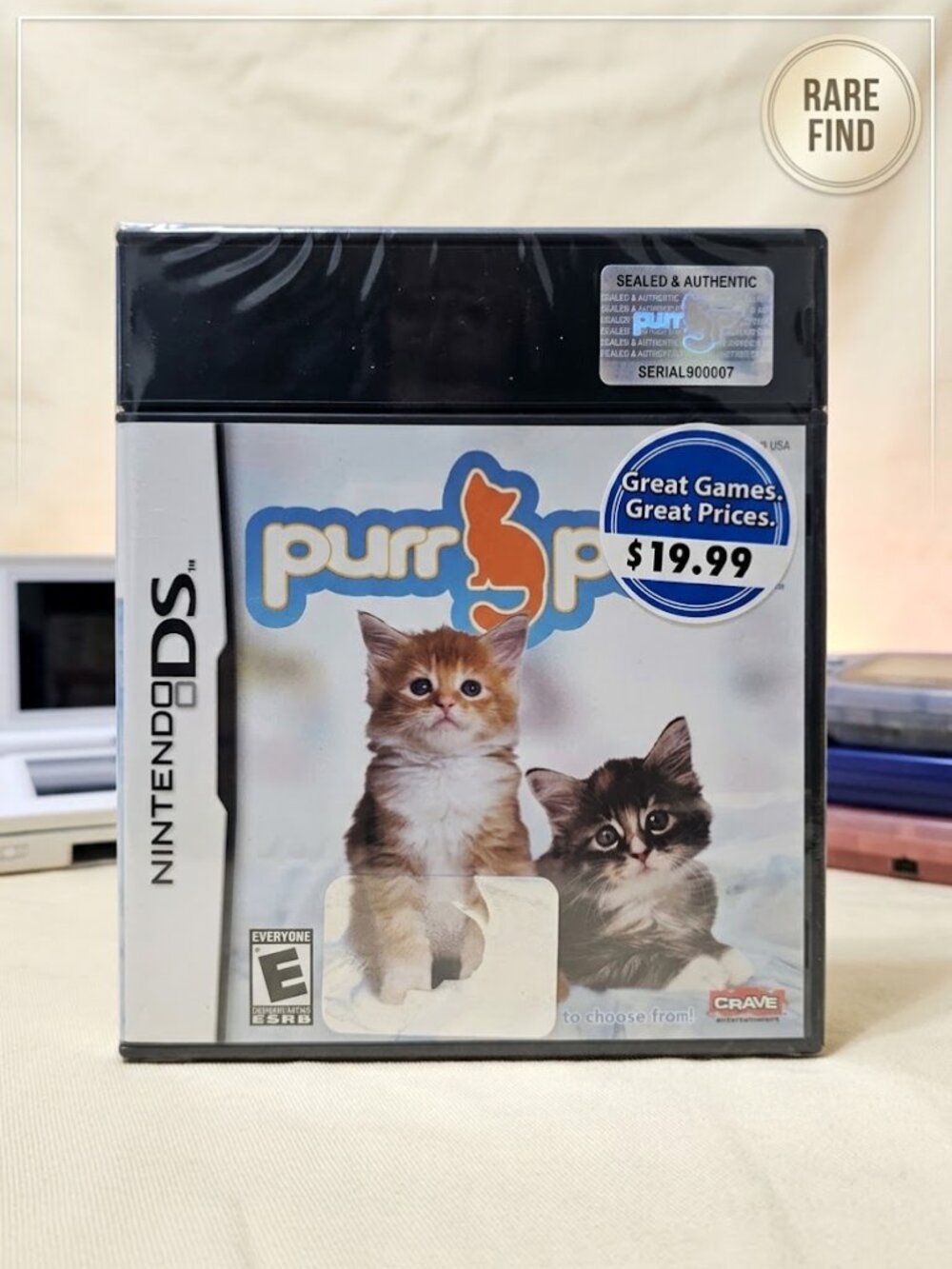 Purr Pals Nintendo DS Game - Brand New & Factory Sealed (Crave Entertainment)
